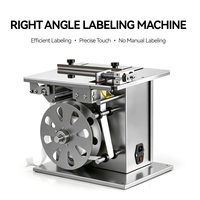 Machine d'étiquetage automatique haute précision à angle droit en acier inoxydable, facile à utiliser pour la scellage inviolable des boîtes