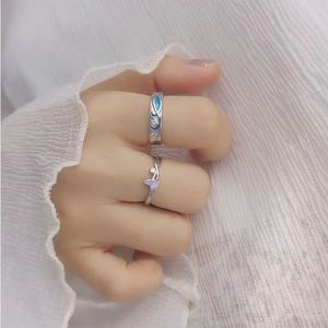 925 Silver Plated Romantic Zircon Heart <b>Ring</b> Men Women Coupler's Open <b>Adjustable</b> <b>Ring</b> Romantic Design Silver Plated Couple <b>Ring</b> - Product Image 5