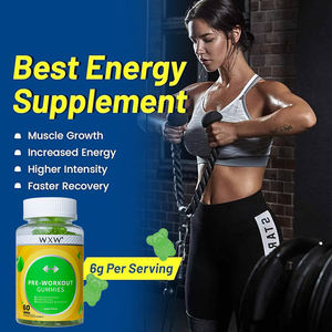 Suppléments de soins de santé pré-entraînement Gummies Supplément gommeux énergisant pilules de pré-entraînement avec créatine - Product Image 6