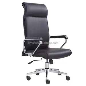 Factory Fast Delivery Africa Market Best Seller America BIFMA Test Wheels Black pu leather Office Chair