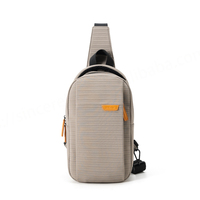 Bolsa de Pecho Deportiva Personalizada al por Mayor, Estilo Normcore/Minimalista, para Hombre y Mujer, para Viajes al Aire Libre, Impermeable, con Cierre de Cremallera de PU
