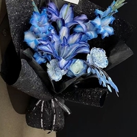 Papier d'emballage pour fleurs LUCIA 38*59cm 150g, matériel d'emballage pour bouquets, fournitures d'emballage pour fleurs pour la Saint-Valentin ZLF160660