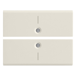 Connettore a due mezze chiavi 2M Symbol I bianco, lunghezza 5 mm, larghezza 3,7 mm, altezza 0,6 mm - Product Image 1