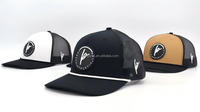 Gorras Trucker de 6 Paneles para Hombre, Directo de Fábrica, Richardson 112, con Parche de Goma PVC, Bordado con Logotipo Personalizado, Malla de Camuflaje en la Parte Trasera