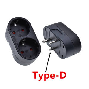 الاتحاد الأوروبي إلى جنوب أفريقيا Type-D Type-<span class=keywords><strong>M</strong></span> 3 دبوس إلى 2 دبوس محول للسفر الهند جنوب أفريقيا - Product Image 4