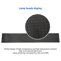 Pantalla LED Holográfica 3D Transparente a Simple Vista P3.91 P6.25 a Todo Color, Película Invisible para Exhibición Publicitaria en Escaparates