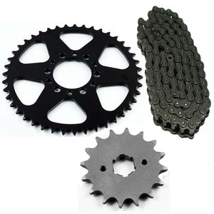 Kit de chaîne et de pignon avant et arrière pour moto personnalisée 520 15T 47T XT250, nouveau matériau en acier, chaîne et pignon pour <span class=keywords><strong>Yamaha</strong></span> <span class=keywords><strong>XT</strong></span> <span class=keywords><strong>250</strong></span> - Product Image 1