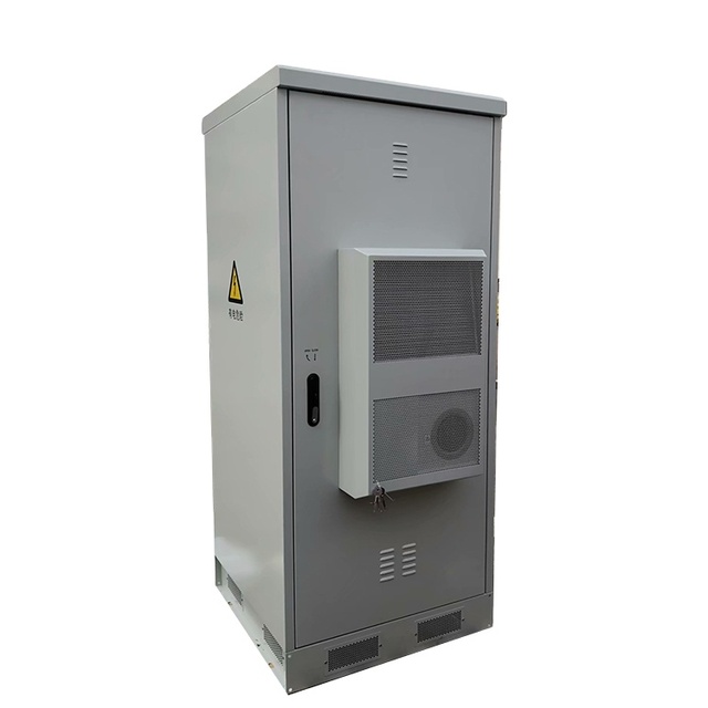 EVS2000AB IP55 Outdoor Metal SPCC Painted Network Cabinet 42U 19" Rack Double Skin Structure Floor-Mounting Telecom Cooling Air