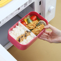 Boîte à lunch isotherme en acier inoxydable 304 de style nordique, inspirée d'Instagram, la plus vendue, 800-1000 ml, carrée, double compartiment, amovible