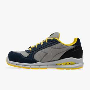 Diadora รองเท้าเซฟตี้สำหรับวิ่ง701.176217-C8753/45, รองเท้านิรภัยวิ่งตาข่ายแอร์บ็อกซ์ S1P ต่ำ SRC รองเท้านิรภัยสีน้ำเงิน/เทาและเทรนเนอร์เพื่อความปลอดภัย - Product Image 3