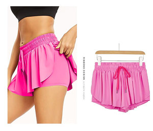 Venta al por mayor personalizado 2XL Activewear Rosa vestido de <span class=keywords><strong>tenis</strong></span> de las mujeres con pantalones cortos de secado rápido - Product Image 3