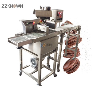 Machine d'enrobage automatique de chocolat miniature OEM pour biscuits, pâtisseries, bonbons, machine de couverture, de revêtement et de fusion - Product Image 1