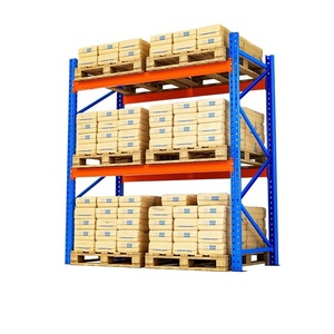 헤비듀티 팔레트 랙 두꺼운 크로스 빔 레이어 메쉬 대형 창고 보드 냉장고 고위 산업용 보관 랙 - Product Image 1