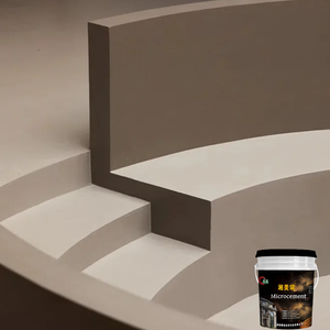 Micro Cimento Preço Impermeável e Mancha Resistência Microconcrete Paint Microcement para Hotel Lobby Renovação