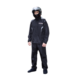 Conjunto <span class=keywords><strong>de</strong></span> Chaqueta y Pantalones Impermeables y Cortavientos para Motociclistas, Protección Completa Contra Lluvia Intensa - Product Image 1