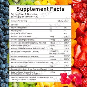 OEM निजी लेबल की खुराक Multivitamins वयस्क Gummies - Product Image 2