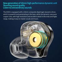 Penawaran Spesial Earphone Berkabel HiFi Bass Monitor dengan Mikrofon untuk Olahraga, Gaming, DJ, dan Pertunjukan Panggung