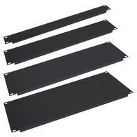 Panneau vierge solide personnalisé en gros 1U 2U 3U 4U pour rack de serveur 19 pouces en acier laminé à froid thermolaqué