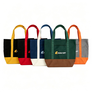 Custom Printing Eco Durable Versatile Cotton Organic Canvas Shopping <b>Tote</b> Bag With Pocket Rope Handle - Product Image 2