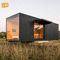 Maison Modulaire Préfabriquée de Luxe Personnalisée DM, Conteneur Préfabriqué avec Cuisine et Salle de Bain pour Bungalow Écologique, Parc ou Maison de Vacances