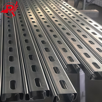Profilés en acier galvanisé en forme de C à prix d'usine pour les rayonnages d'entrepôt et les structures de support