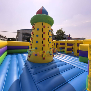 Parc d'attractions gonflable géant pour enfants, aire de jeux extérieure intégrée, parc à thème gonflable - Product Image 5