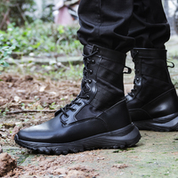 Bottes mi-mollet en toile souple, légères et respirantes, avec semelle EVA, noires, pour la randonnée en extérieur, amortissantes, style couple