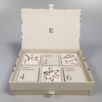 Scatola Regalo di Lusso per Cosmetici, Calendario Nuziale, con Cassetto Magnetico, Riciclabile, Fatta a Mano, Design Personalizzato, Riutilizzabile
