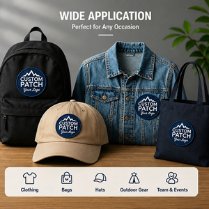 Patch brodé personnalisé pour vêtements, avec logo, nom, lettre 3D en relief, design thermocollant, appliqué sur casquette, personnalisable par le fournisseur - Product Image 3