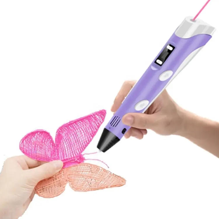 2023 wholesale high quality hot selling OEM 3D printing pen for kids and teens to draw and print PLA color brand customizable