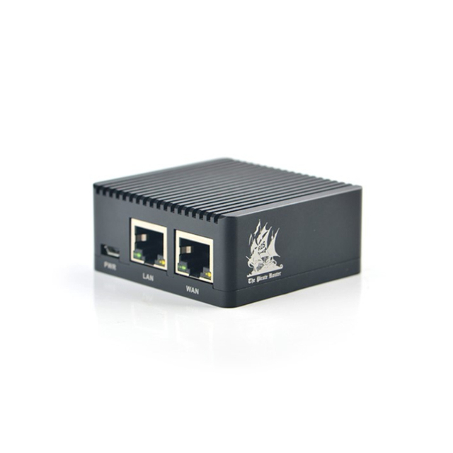 NanoPi R2S Oficial Metal Shell OpenWrt System RK3328 Mini Router Dual Gigabit Port 1GB of Large Memory Dual-Gbps Ethernet Ports
