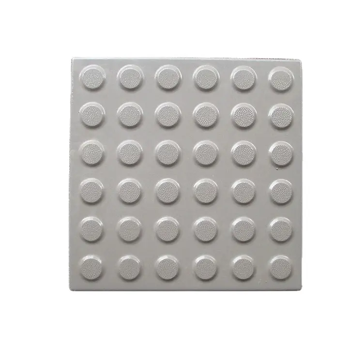 Giallo e grigio 400x400mm di alta qualità Foshan Full Body all'aperto piastrelle di ceramica cieca sulla pavimentazione pavimento tattile