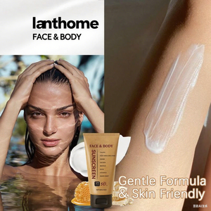 Bò mỡ động vật Kem chống nắng SPF 50 mỡ động vật tự nhiên Zinc Oxide Kem chống nắng chịu nước không nhờn công thức cho khuôn mặt cơ thể cho phụ nữ - Product Image 3