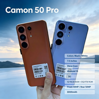 Smartphone TECNO CAMON50 Pro 512 Go 24 Go de RAM 5G Android 13 Écran AMOLED Capteur d'empreintes digitales Caméra arrière Fabriqué en Chine