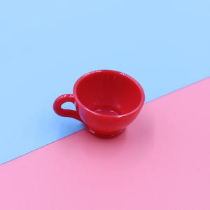 Nueva Mini simulación café plástico té PVC taza de agua casa de muñecas DIY comida y juguete contenedor - Product Image 3