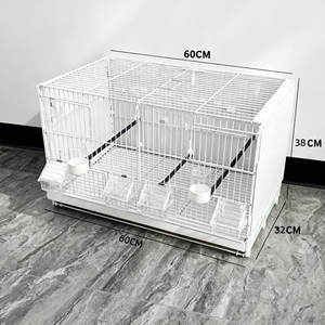 Cage à oiseaux pliable personnalisable, grande volière pour oiseaux, cage pour canaris, cage pour oiseaux dorés, cage pour perroquets, cage d'élevage pour animaux de compagnie - Product Image 4