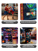 Machine d'arcade de boxe et de kick-boxing à monnayeur, jeu sportif à fort rendement, équipement de divertissement pour centre de jeux