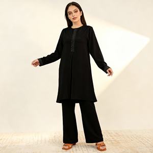 Nouvelle robe Abaya élégante et magnifique, sur mesure, OEM ODM, en matériaux de haute qualité, pour femmes musulmanes - Product Image 1