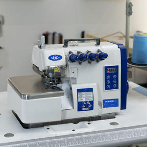 Nueva Máquina de Coser Overlock Industrial 747D de Accionamiento Directo de Alta Velocidad, de Cama Plana, Doble Aguja y 4 Hilos para Camisetas - Product Image 5