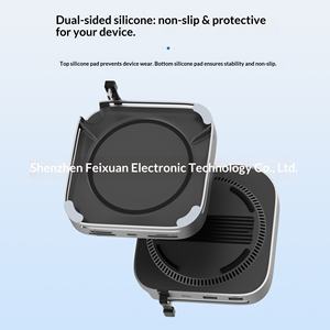 Station d'accueil MacMiniM4 en gros d'usine, extension de <span class=keywords><strong>disque</strong></span> <span class=keywords><strong>dur</strong></span>, lecteur SSD <span class=keywords><strong>externe</strong></span>, transmission USB3.2 haute vitesse, Type C - Product Image 3