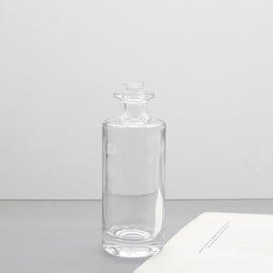 Bouteilles de rangement en verre transparent personnalisées, forme cube carré, 30ml, 50ml, 100ml, flacon de parfum vide avec bouchon à bille - Product Image 5