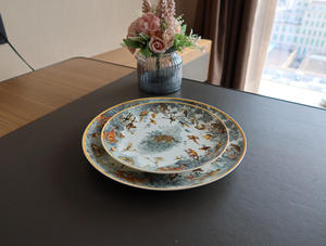 Meilleures ventes : Ensemble de 4 pièces de vaisselle de luxe nordique en porcelaine écologique, motif animaux de la jungle, pour la décoration intérieure - Product Image 3