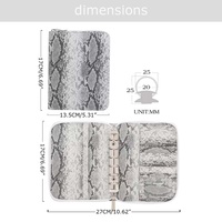 Classeur à anneaux A7 à glissière de luxe comme dossier de documents, album photo, porte-cartes, portefeuille ou planificateur couvre d'enveloppes en espèces disponibles