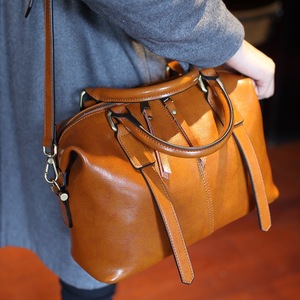Sac à main Andong pour femmes et filles, en cuir de vache véritable, sac à bandoulière tendance, sacs à main à poignée supérieure - Product Image 5