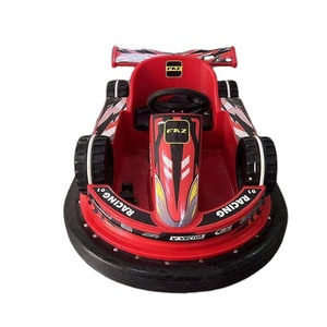 Voiture tamponneuse électrique d'intérieur à batterie, avec LED, musique, télécommande, support anglais, fonctionne à pièces, rechargeable - Product Image 1