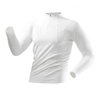 Sweat-shirt unisexe à demi-zip, respirant, élastique, à séchage rapide, avec doublure polaire, col montant et manches longues pour les sports de plein air