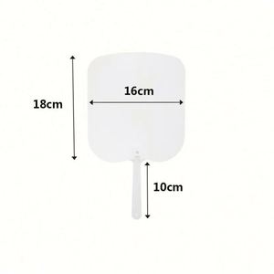 Dual-Sided Printable Photo <b>Frame</b> Fans DIY Logo Promotional Ads Gifts Sublimation Blank Plastic Craft Fans Style Love - Product Image 6