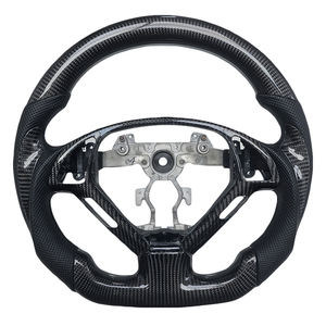 Practical Hot Sale Carbon Fibre Perforated Leather Black Stitching Grip Steering <b>Wheel</b> for Infiniti G27 G37 Car Steering <b>Wheel</b> - Product Image 1