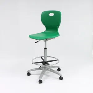 Modern Fashion Cheap Plastic Adjustable Height College Student Chair