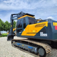 Excavadora Hyundai HX220S HX220HD de 22 Toneladas, Modelo 2024, Original, de Alta Calidad y a Bajo Precio, Excavadora Hyundai HX220S Usada en Venta